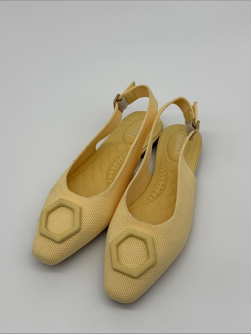 VIVAIA Mini Square Toe Slingback Sandals Women Kalina Comfortable Shoes